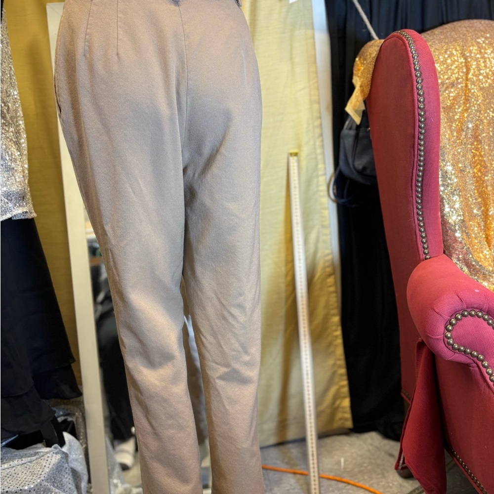 Pendleton Beige Women's Pleated Wool Trousers - image 3